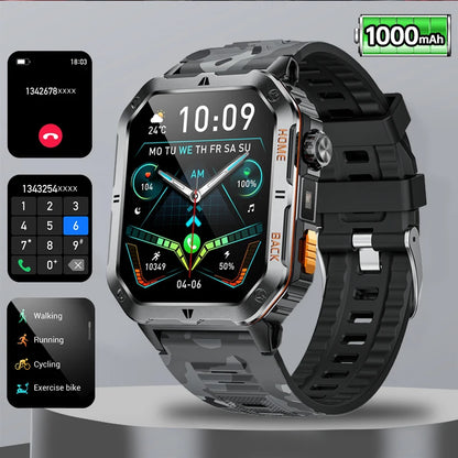 ⌚ 2.01” AMOLED GPS Smart Watch with Bluetooth Calling 🚀