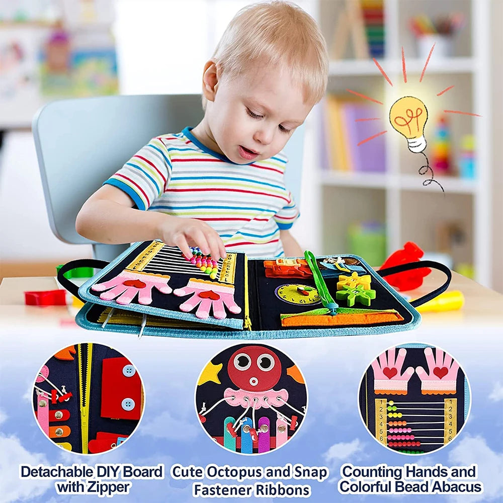 🧩 Glomexia Kids Busy Board Toy