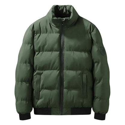 🧥 Men’s Winter Down Coat – Stand Collar