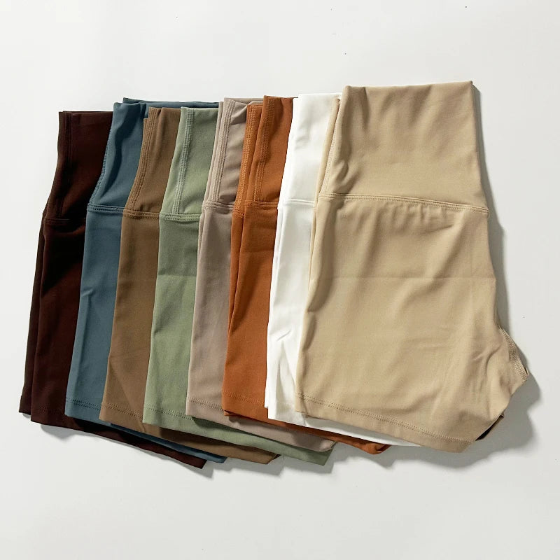 Women Seamless Yoga Shorts 🧘‍♀️✨ | Stretch Fitness Wear