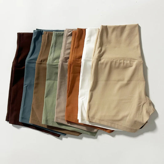 Women Seamless Yoga Shorts 🧘‍♀️✨ | Stretch Fitness Wear