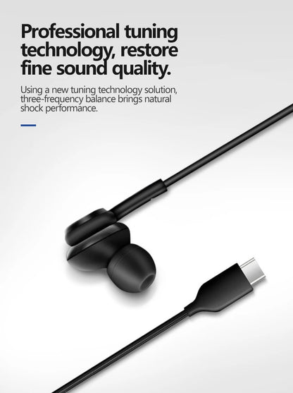 🎧 ✨ Glomexia Type-C Wired Earphones