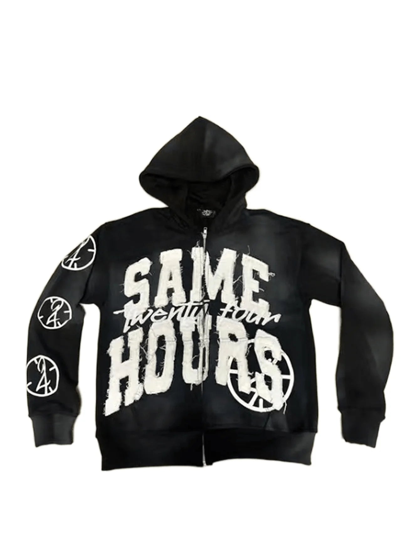 Glomexia Y2K Zip-Up Hoodie – Oversized Streetwear Sweatshirt
