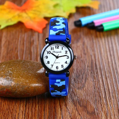 🌍 Glomexia – Camo Kids Cartoon Watch ⌚🎒