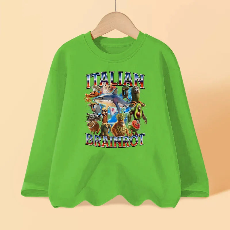 👕🎨 Kids Printed Full Sleeve Tee | Casual Comfort 😄