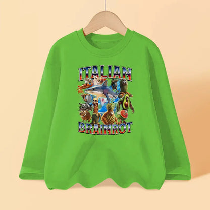 👕🎨 Kids Printed Full Sleeve Tee | Casual Comfort 😄