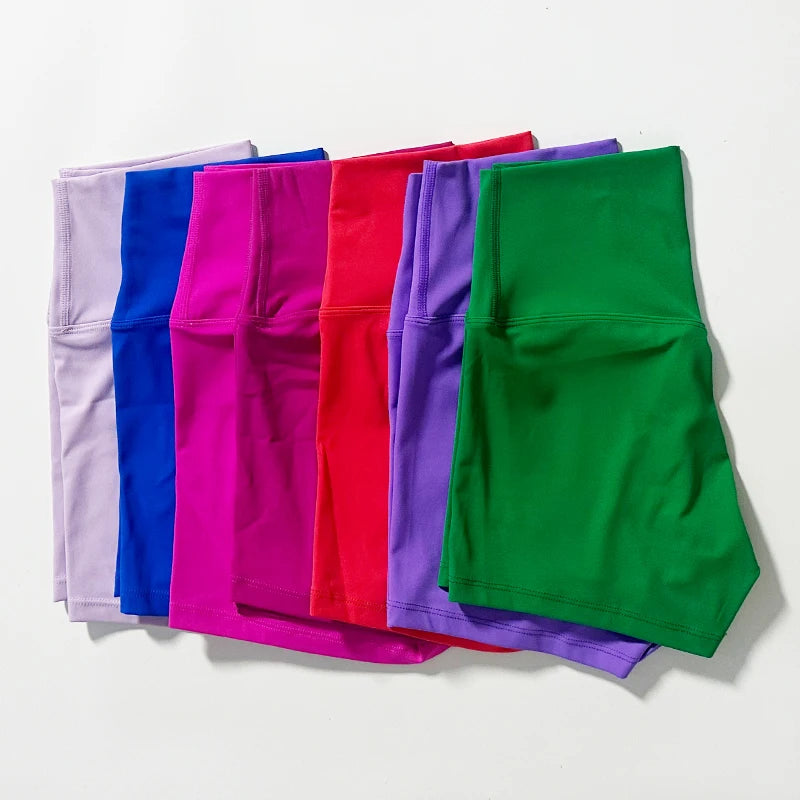 Women Seamless Yoga Shorts 🧘‍♀️✨ | Stretch Fitness Wear