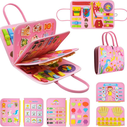 Montessori Busy Board Sensory Learning Toy