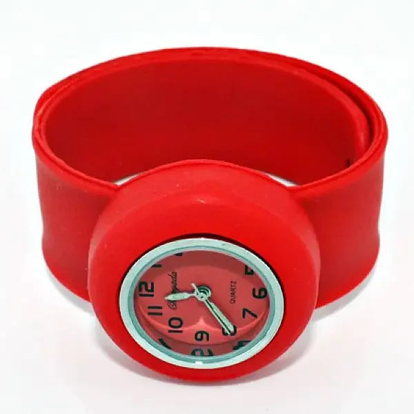 Kids Silicone Slap Wrist Watch ⌚ | 10 Colors Unisex Fun Pop Watch
