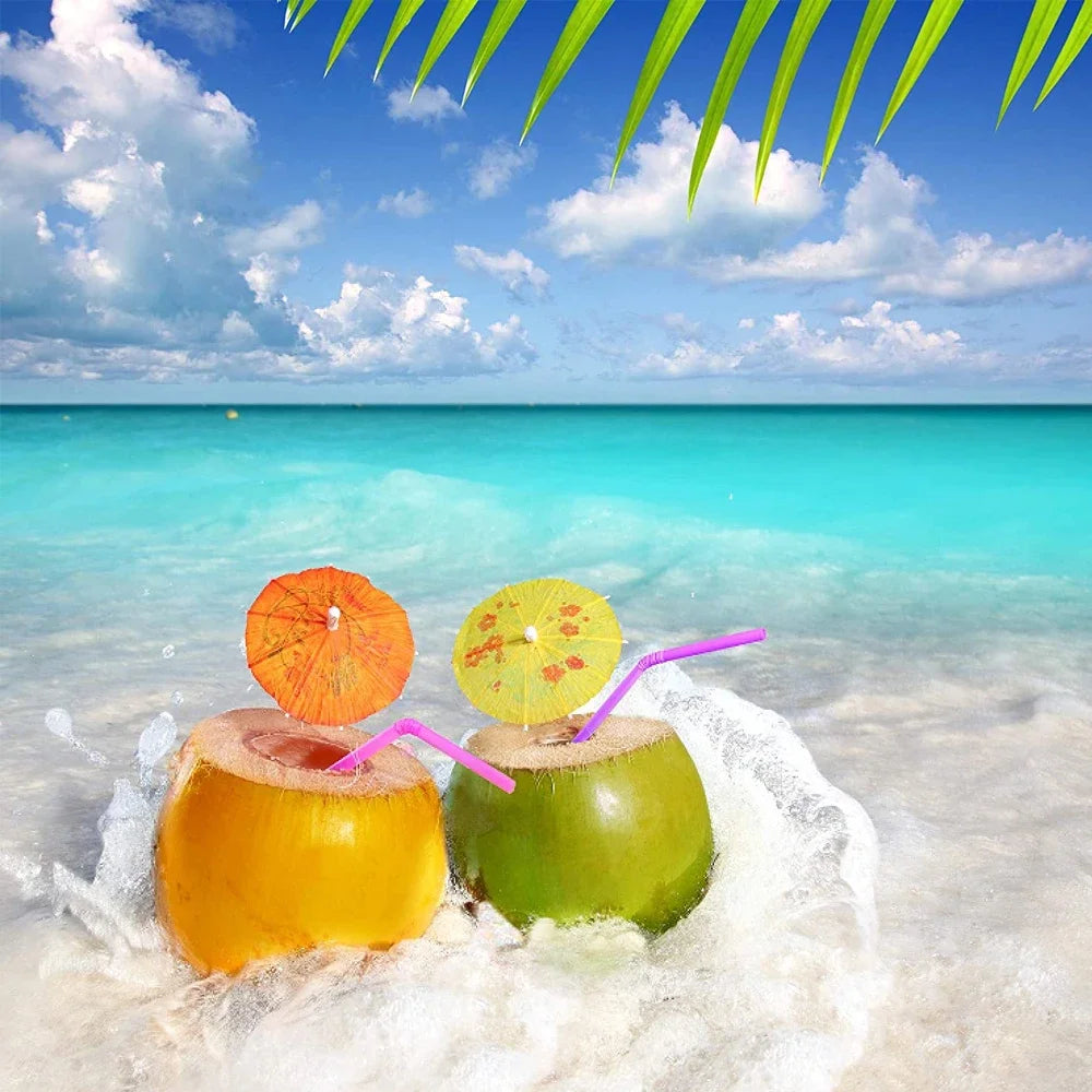 Reusable Colorful Drinking Straws 🍹 | Hygienic Bottle Straw