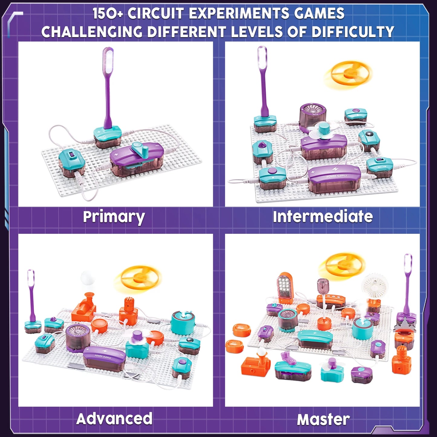 VATOS Science Circuit DIY Electronics Kit (150+ Projects)