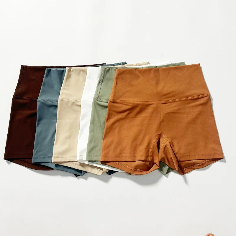 Women Seamless Yoga Shorts 🧘‍♀️✨ | Stretch Fitness Wear