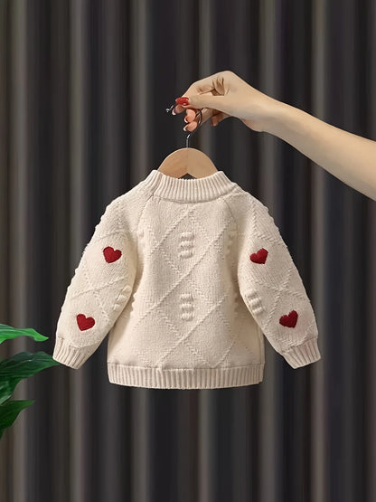 Girls Knitted Sweater Top – Spring & Fall