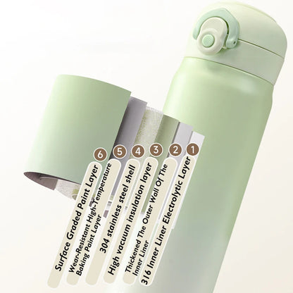 Steel Vacuum Thermos 🧊🔥
