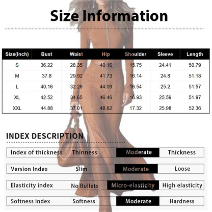 Women’s Ruched Wrap Maxi Dress – High Slit Ruffle Hem