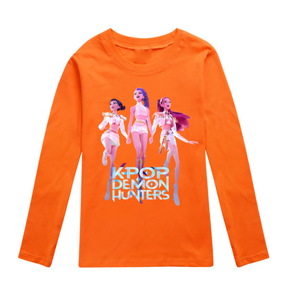 👕🧩 Kids Cartoon Full Sleeve Tee | Autumn Casual 😄