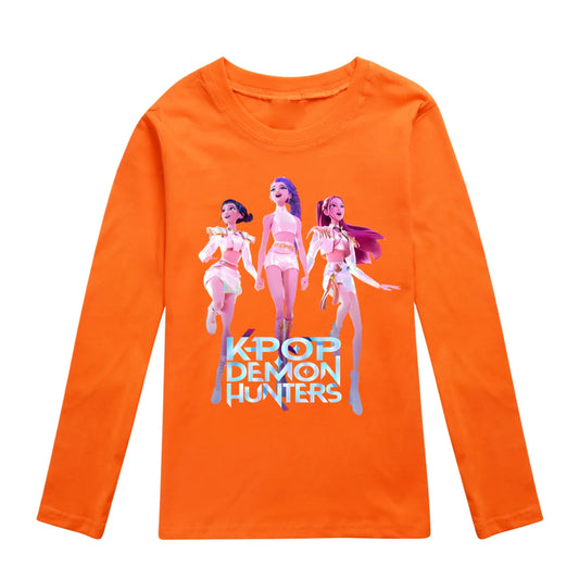 👕🧩 Kids Cartoon Full Sleeve Tee | Autumn Casual 😄