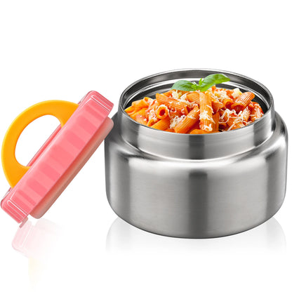 Insulated Food Jar 🥣 | Leakproof Stainless Steel Lunch Cup