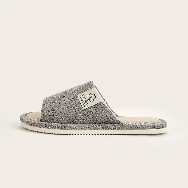🩴 Men’s Hemp Fabric Indoor Slippers 🌿