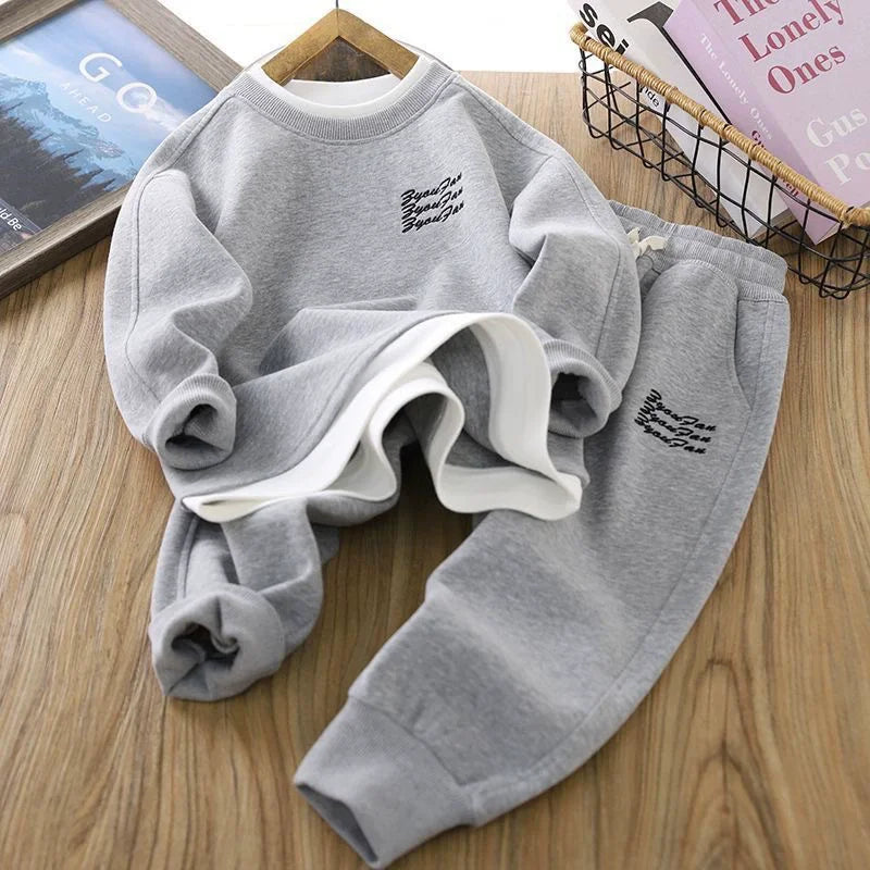 Premium Boys Cotton Sweatshirt & Pants Set
