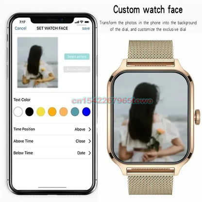 Full Touch Smart Watch – Bluetooth Call Fitness Tracker
