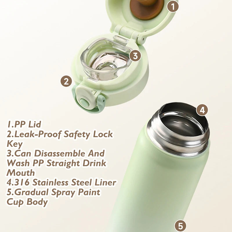 Steel Vacuum Thermos 🧊🔥