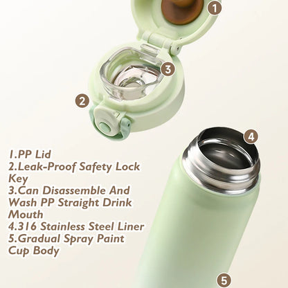 Steel Vacuum Thermos 🧊🔥