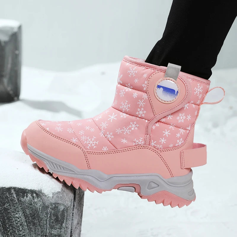 Kids Mid-Calf Winter Boots ❄️👢 | Plush Anti-Slip Platform