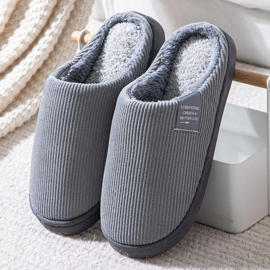 Winter Plush Anti-Slip Home Slippers
