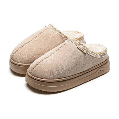 Glomexia Women Winter Plush Slippers ❄️ | Cozy Home Cotton Shoes