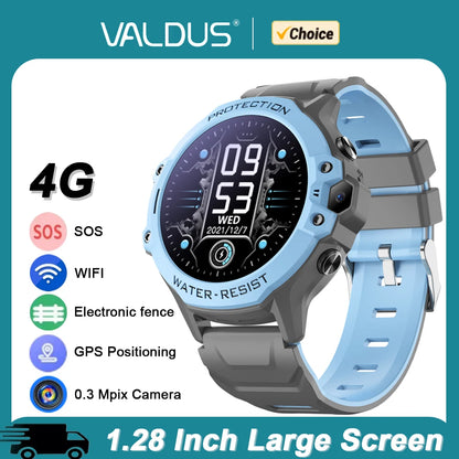 Glomexia Kids Smartwatch – GPS Tracker, Video Call & SOS