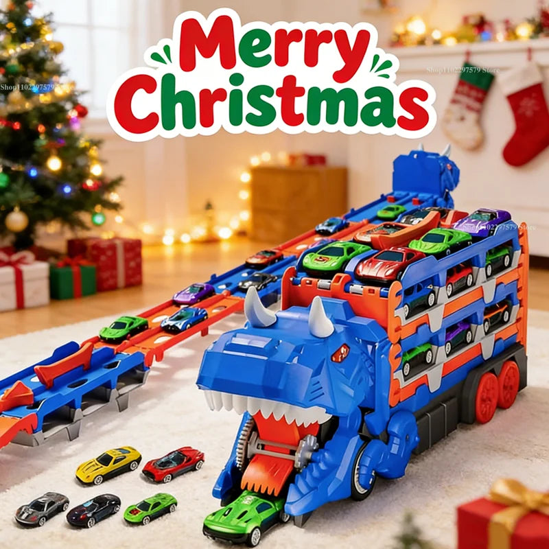 🦖 Glomexia Dino Race Truck Playset