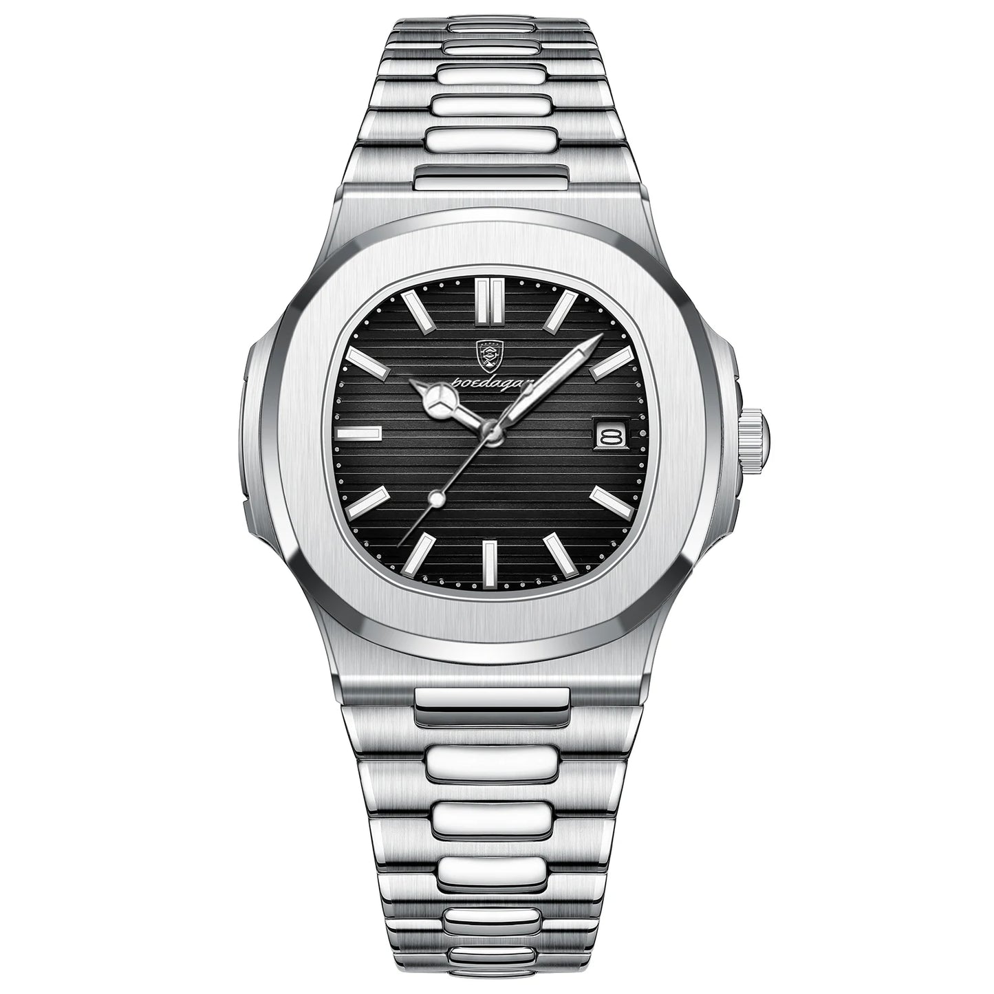⌚ POEDAGAR Square Quartz Watch for Men