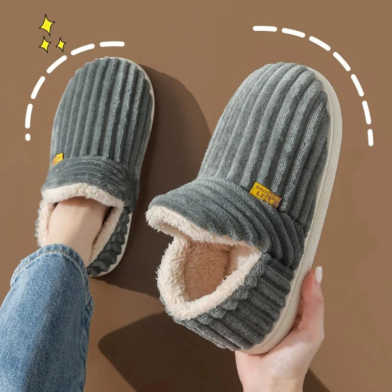 Glomexia Women Fur Plush Slippers ❄️ | Cozy Winter Slides