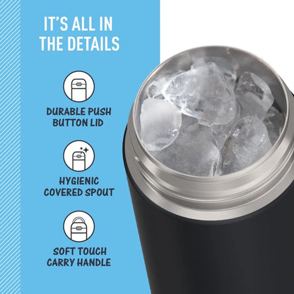 🍼 Stainless Steel Kids Water Bottle ❄️✨