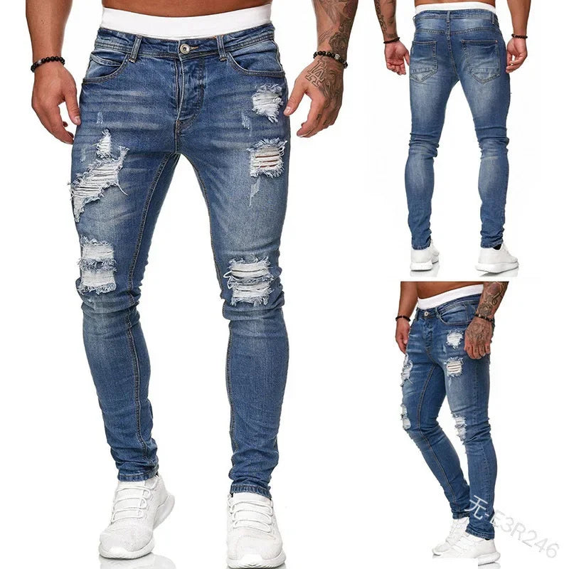 👖✨ Glomexia Men’s Casual Slim Denim Jeans
