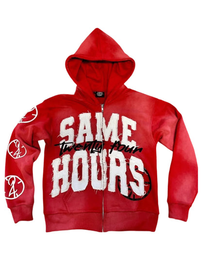 Glomexia Y2K Zip-Up Hoodie – Oversized Streetwear Sweatshirt
