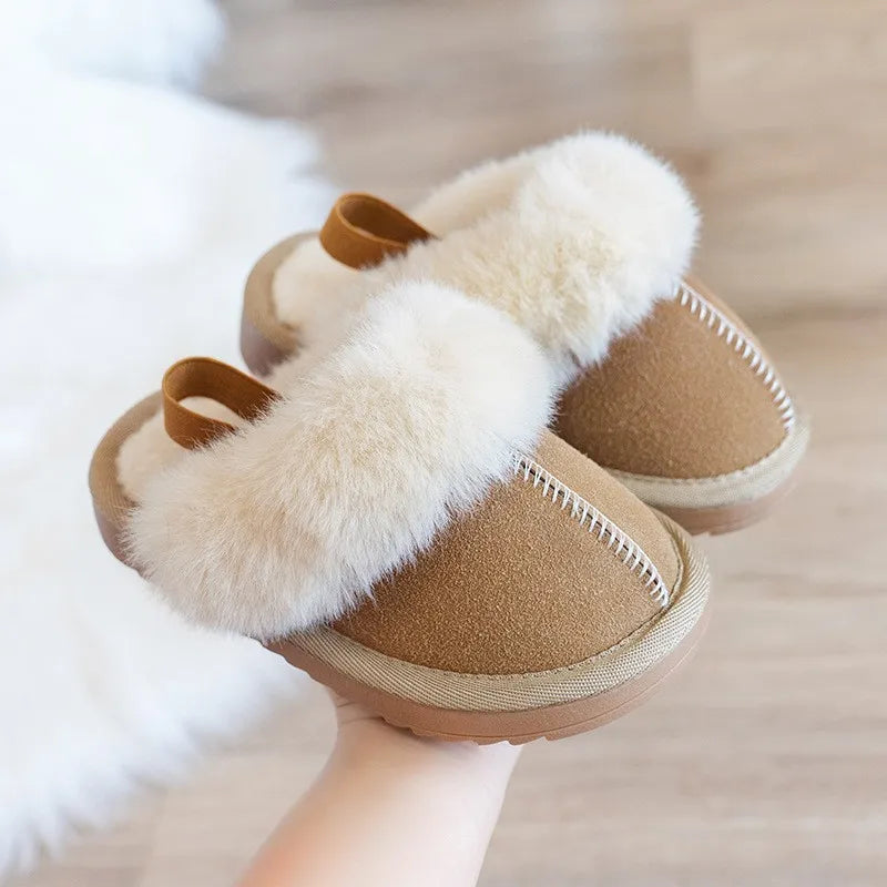 Girls Winter Indoor Slippers ❄️🥿 | Warm Anti-Slip Comfort