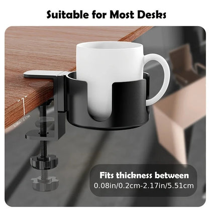 ☕ Metal Desktop Cup Holder – Stainless Steel Mug & Tumbler Stand ✨