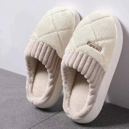 Women Winter Indoor Slides ❄️🥿 | Warm Plush EVA Slippers