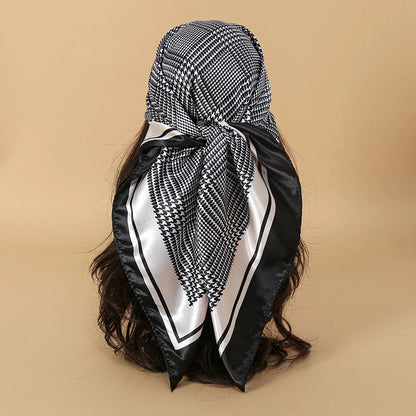 Premium 90x90 Paisley Fashion Scarf | Women Headband | GLOMEXIA