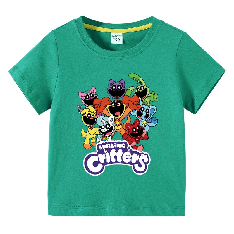 😊👕 Kids Cute Cartoon T-Shirt | Fun Summer Tee 🌈