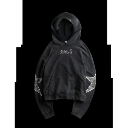Vintage Skull Zip-Up Hoodie – Y2K Streetwear Sweatshirt for Men