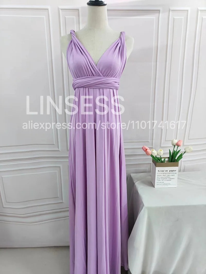 Rust Infinity Multiway Maxi Dress – Bridesmaid & Evening Gown