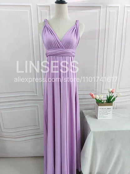 Rust Infinity Multiway Maxi Dress – Bridesmaid & Evening Gown