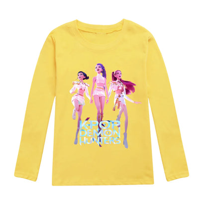 👕🧩 Kids Cartoon Full Sleeve Tee | Autumn Casual 😄