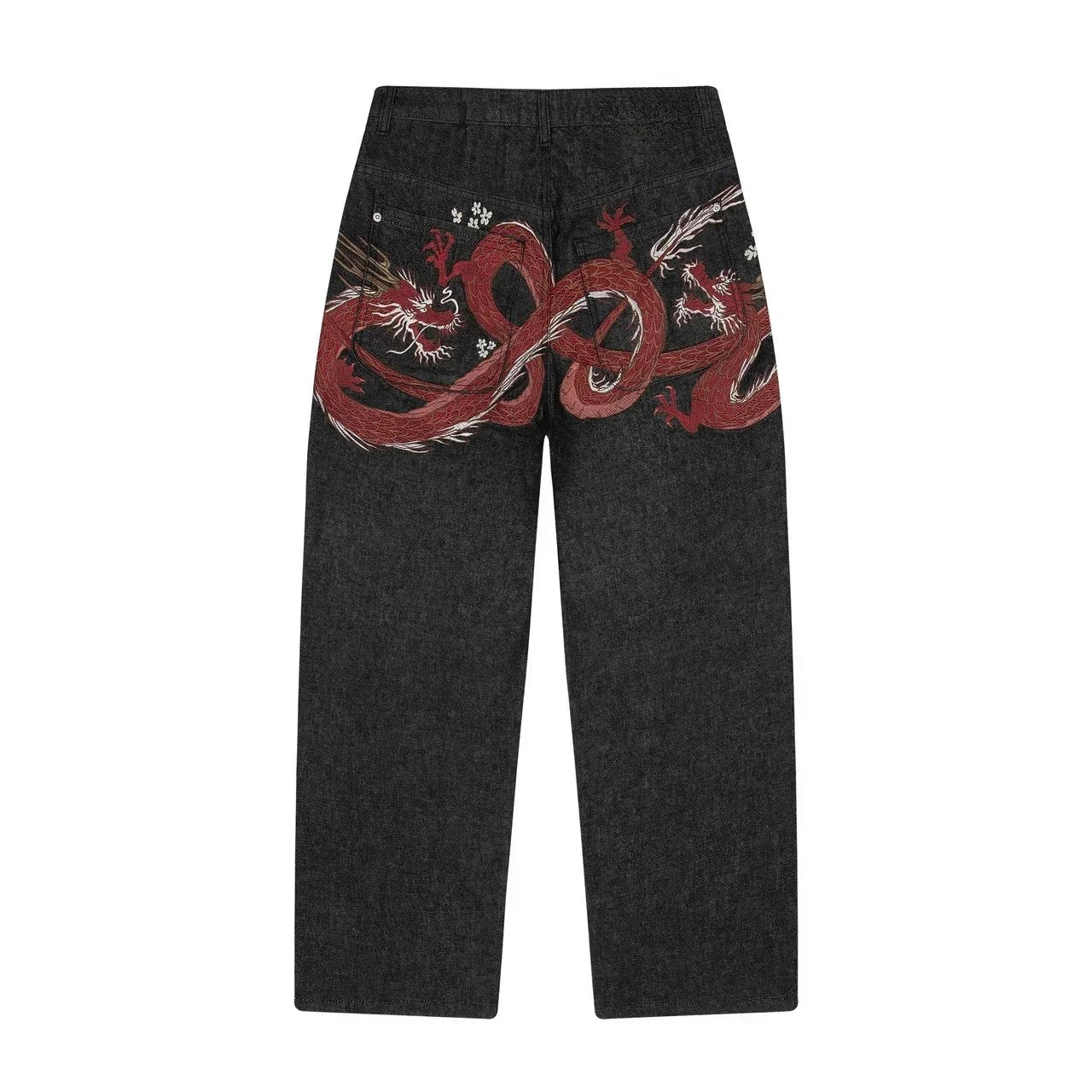 Plum Blossom Y2K Wide-Leg Jeans 🌸