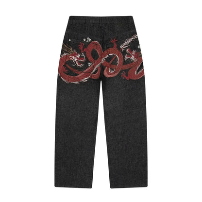 Plum Blossom Y2K Wide-Leg Jeans 🌸