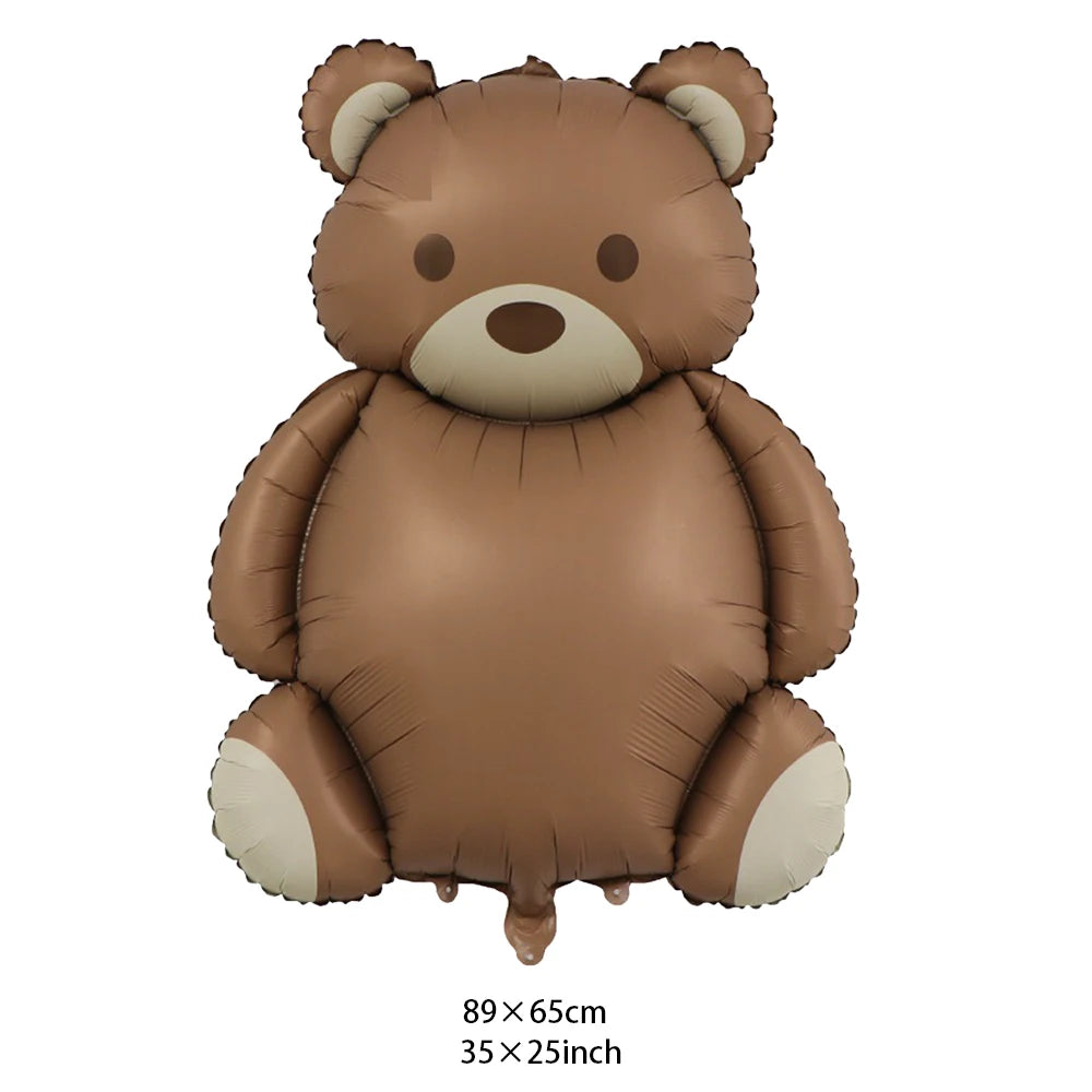 Premium Teddy Bear Birthday Balloon Decoration Set