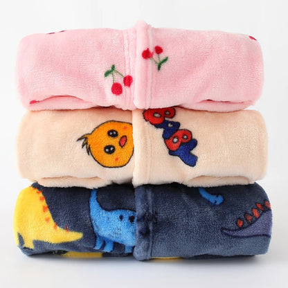 Premium Kids Flannel Hooded Pajama Robe (2–8Y)